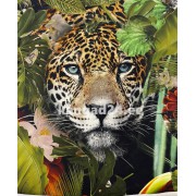 Dressikanga paneel - leopard lehtedes
